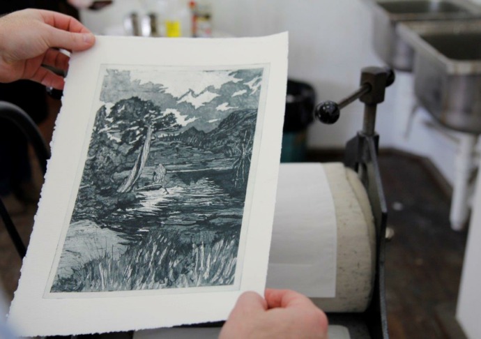 Image forCopper Plate Etching – Open Studio with Vanessa Lombardo