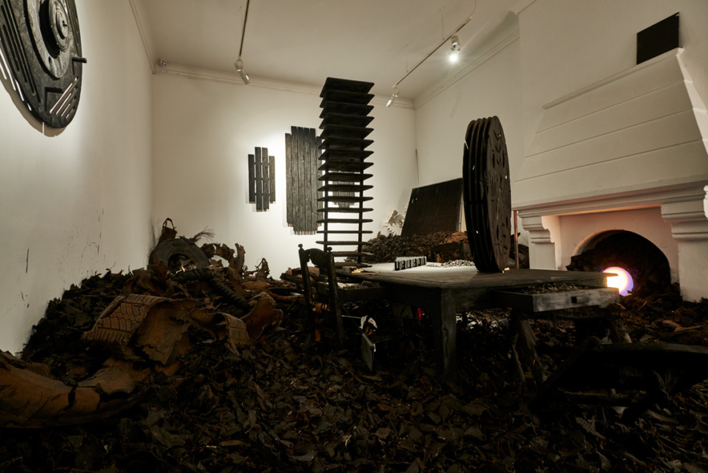 Andrew Sunley Smith, Carbon Supremacy, 2015–17, mixed media, dimensions variable. Photo by Rebecca Mansell