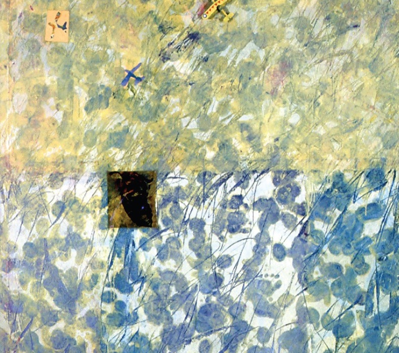 Douglas Chambers, Flying Over, 1976, mixed media on canvas, 193.5 x 170.5 cm.