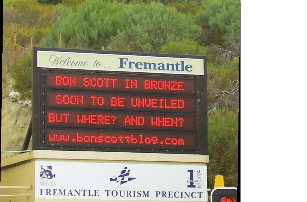 Welcome to Fremantle sign