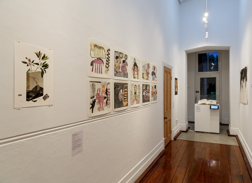 2018 Fremantle Arts Centre Print Award supported by Little Creatures Brewing, installation view. Photography by Jessica Wyld