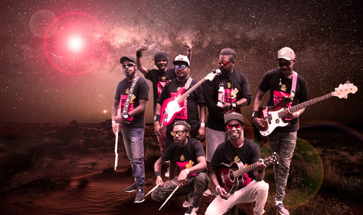 The Red Sand Beat Band. Artwork by Jossiah Porter
