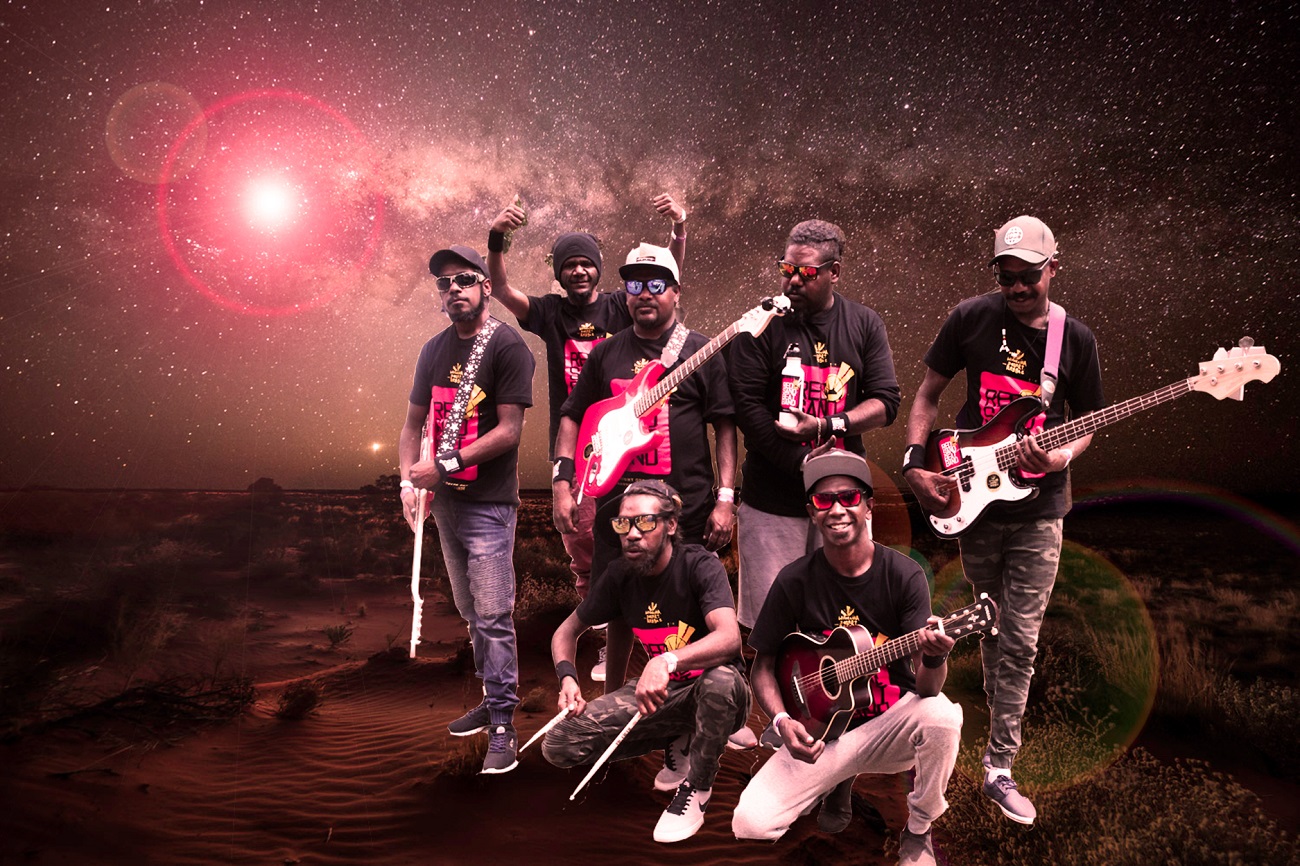 The Red Sand Band. Artwork by Jossiah Porter