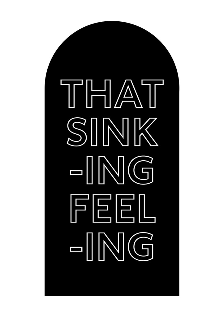 Sam Bloor, That Sinking Feeling, 2021, mural sketch. Image courtesy the artist