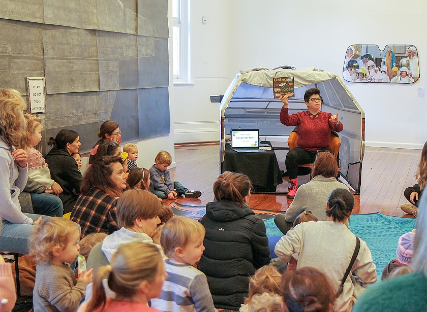 Caro Duca presents Story Time in the Main Gallery