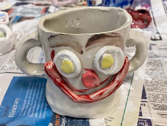 Image forClay Face Mugs For Younger Kids